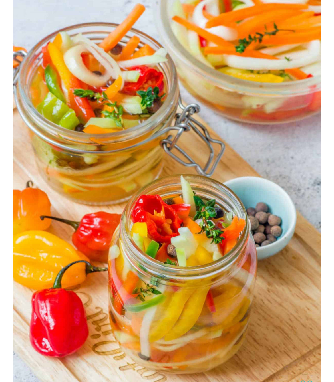 Jamaican Pickled Veg “Escovitch Sauce”